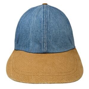 Arlin Fitted Baseball Hat Blue One Size Stretch Colorblock Outdoor Blank